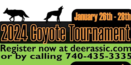 Hauptbild für 2024 Deerassic Park Coyote Tournament