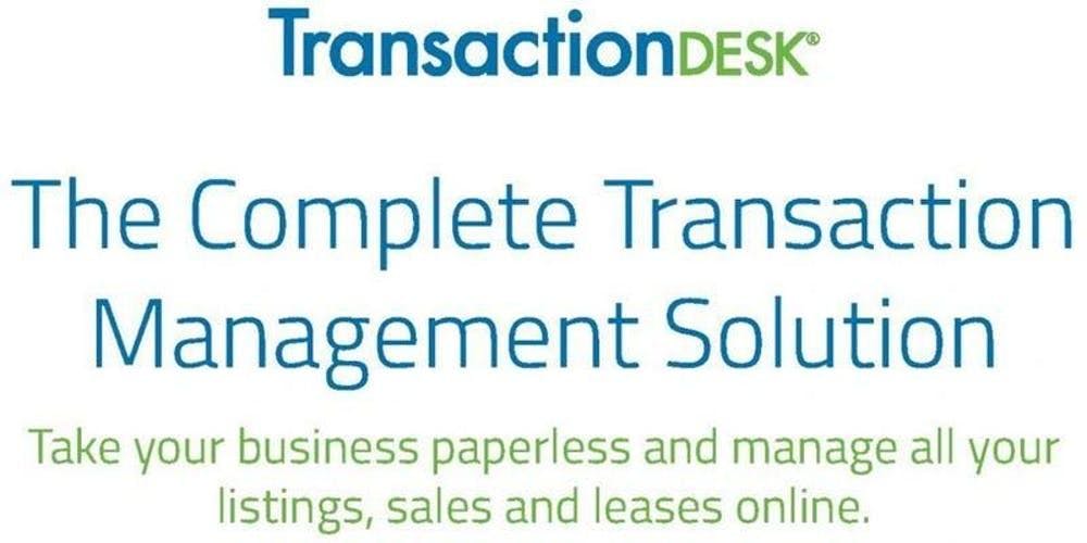 Introduction to Transaction Desk