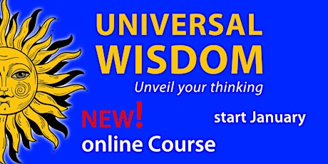 Image principale de Online course Universal Wisdom (21 Zoom meetings)
