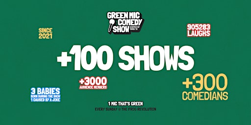 Imagen principal de Green Mic Comedy Show @Frog Bastille