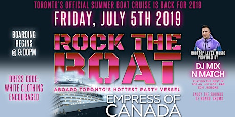 ROCK THE BOAT: ALL WHITE AFFAIR | Rooftop Party primary image