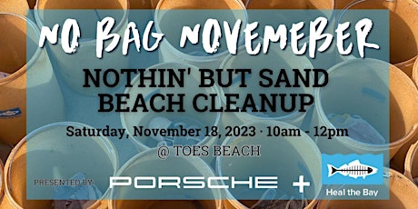 Nothin' But Sand Beach Cleanup No Bag November 2023 primary image