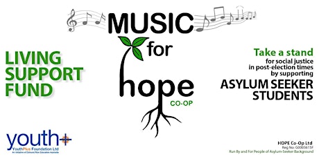 Music for HOPE - asylum-seeker student support primary image