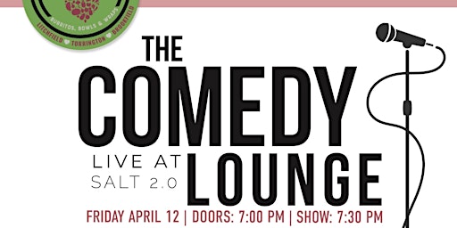 Primaire afbeelding van The Comedy Lounge at SALT2.0 - Friday April 12