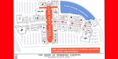 Supercar Saturdays Florida at The Shops at Pembroke Pines primary image