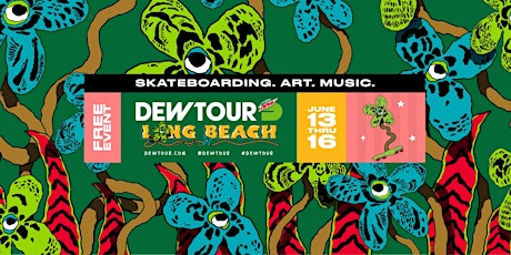 Skatedogs Clinic at Dew Tour: June 16th from 2:00pm-3:30 pm primary image