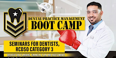 Dental Tax and Legal Management-BOOTCAMP-RCDSO CE Credits-Wednesday June 19, 2019 primary image