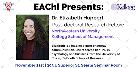 EAChi Presents: Dr. Elizabeth Huppert primary image