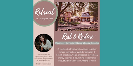 Rest & Restore Weekend Retreat- Yoga, Connection & Nature Remedies primary image