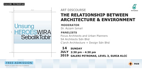 ART DISCOURSE: THE RELATIONSHIP BETWEEN ARCHITECTURE & ENVIRONMENT  primary image