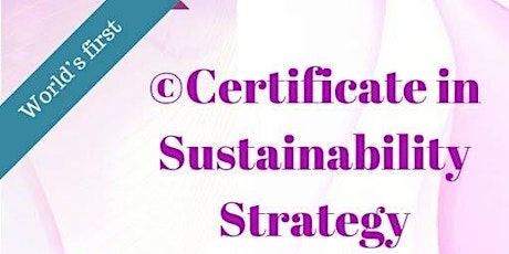 Certificate in Sustainability Strategy primary image