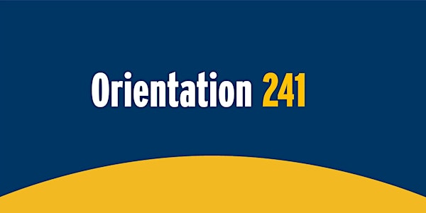 241 Orientation - Student Registration