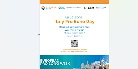 Immagine principale di 6° edizione dell’Italy Pro Bono Day 