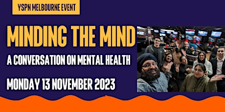 Minding the Mind - A Conversation on Mental Health primary image