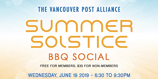 VPA EVENT - 4th Annual Summer Solstice BBQ & Social 2019