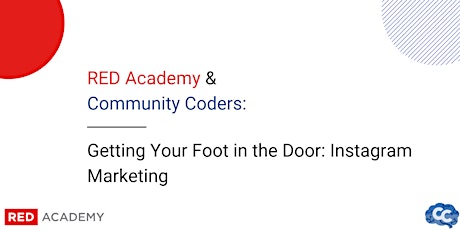 Community Coders x Red Academy: Instagram Marketing  primary image