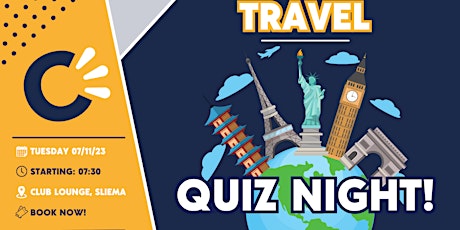 Imagen principal de Travel Quiz Night!