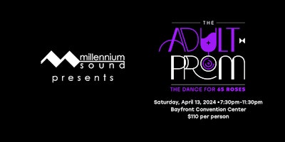 The Adult Prom - The Dance for Sixty-Five Roses primary image