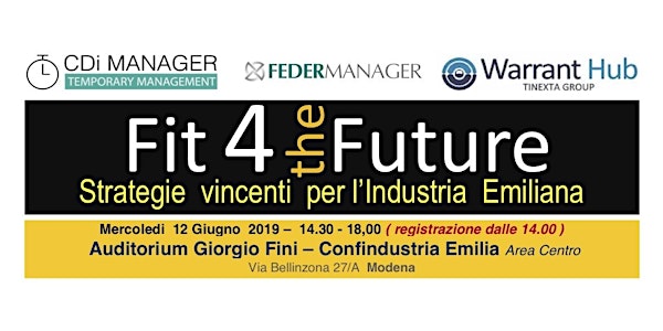 Fit4TheFuture - Modena - Strategie vincenti per l'industria emiliana 