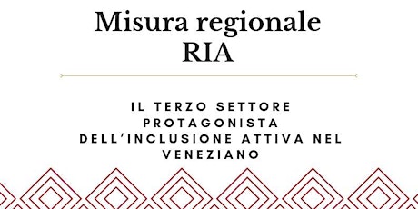 Immagine principale di Misura regionale RIA - Il Terzo Settore protagonista dell’inclusione attiva 