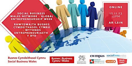 Primaire afbeelding van Social Business Wales Network - Global Entrepreneurship Week