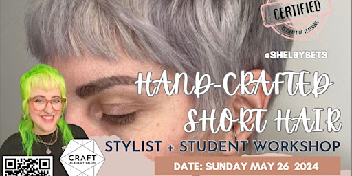 Image principale de HAND-CRAFTED SHORT HAIR with Shelby Betschel