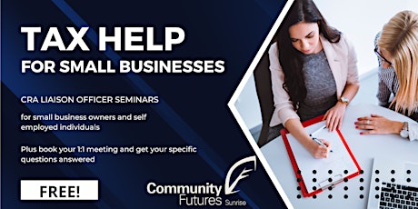 Free Tax Help for Small Businesses (Weyburn) primary image