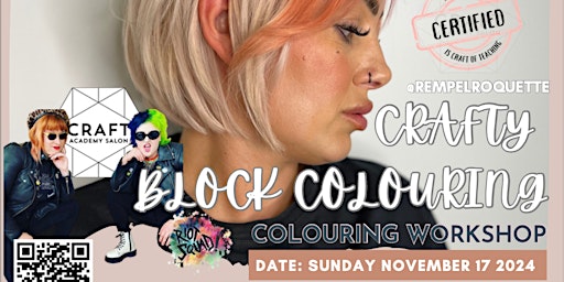 Imagem principal do evento CRAFTY BLOCK COLOURING with Rempel Roquette & Shelby Betschel