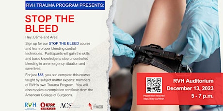 Stop the Bleed - December 13 primary image