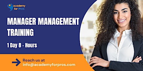 Manager Management 1 Day Training in Sacramento, CA