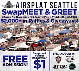 AirSplat Seattle Swap Meet & Greet! primary image