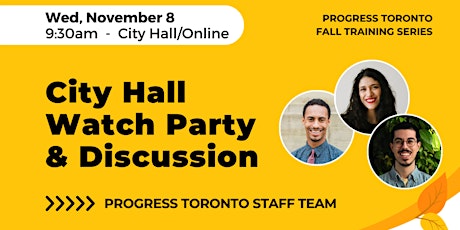 City Hall Watch Party & Discussion  primärbild