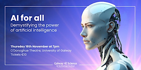 Hauptbild für Evening event AI for All: Demystifying the Power of Artificial Intelligence