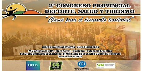 Imagen principal de 2° Congreso Provincial de Deporte, Salud y Turismo