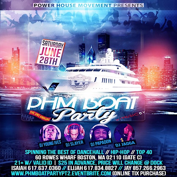 2nd Annual PHM BOAT PARTY