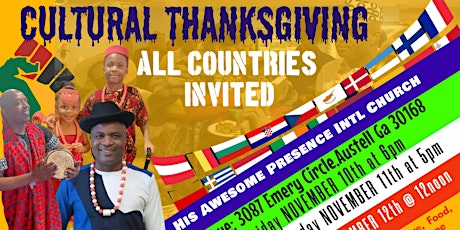 INTERNATIONAL CULTURAL THANKSGIVING primary image