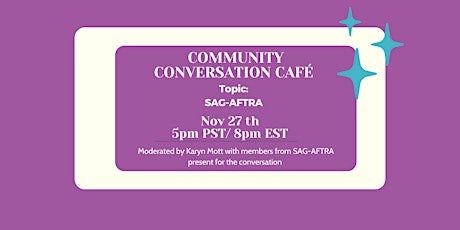 Hauptbild für November Community Conversation Café