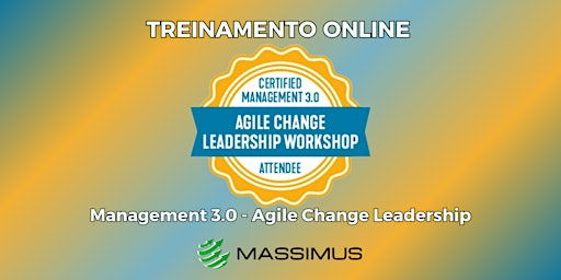 Primaire afbeelding van Management 3.0 - Agile Change Leadership - ONLINE - Turma #02