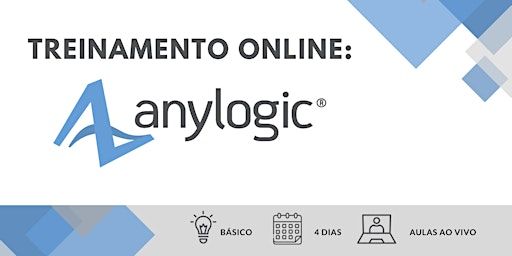 Primaire afbeelding van Treinamento on-line: AnyLogic - 30 de Setembro a 03 de Outubro de 2024