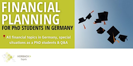 Hauptbild für Financial Planning for PhD students