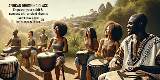 Primaire afbeelding van Drum Circle & African Drumming Class: Rhythms of the Continent