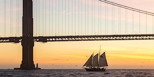 Primaire afbeelding van Earth Day 2024 -Sunset & Full Moon Sail on San Francisco Bay
