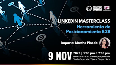 Image principale de LINKEDIN MASTERCLASS: Herramienta de Posicionamiento B2B