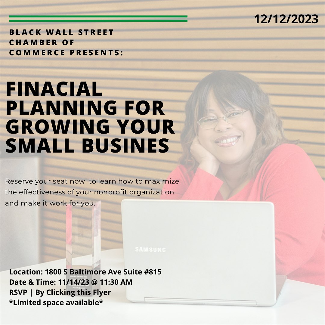 Financial Planning for Growing Your Small Business