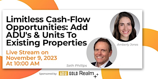 Limitless Cash-Flow Opportunities-Add ADUs and Units To Existing Properties primary image