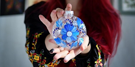 Image principale de Petrykivka Style Ornament Decorating with Marina Malyarenko