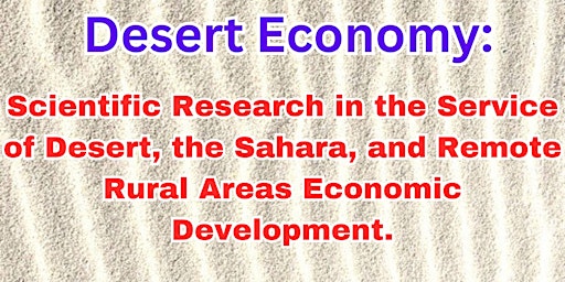 Hauptbild für Fifth International Congress on Desert Economy – ENCG, Dakhla City Morocco.