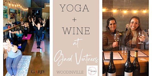 Imagem principal do evento Yoga + Wine at Gard Vintners Woodinville