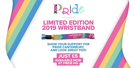 Pride Canterbury Limited Edition Wristbands  primary image