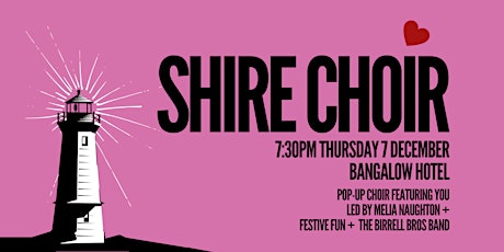 Shire Choir Bangalow Thursday 7 December 2023 primary image